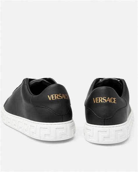 versace greca sneakers black